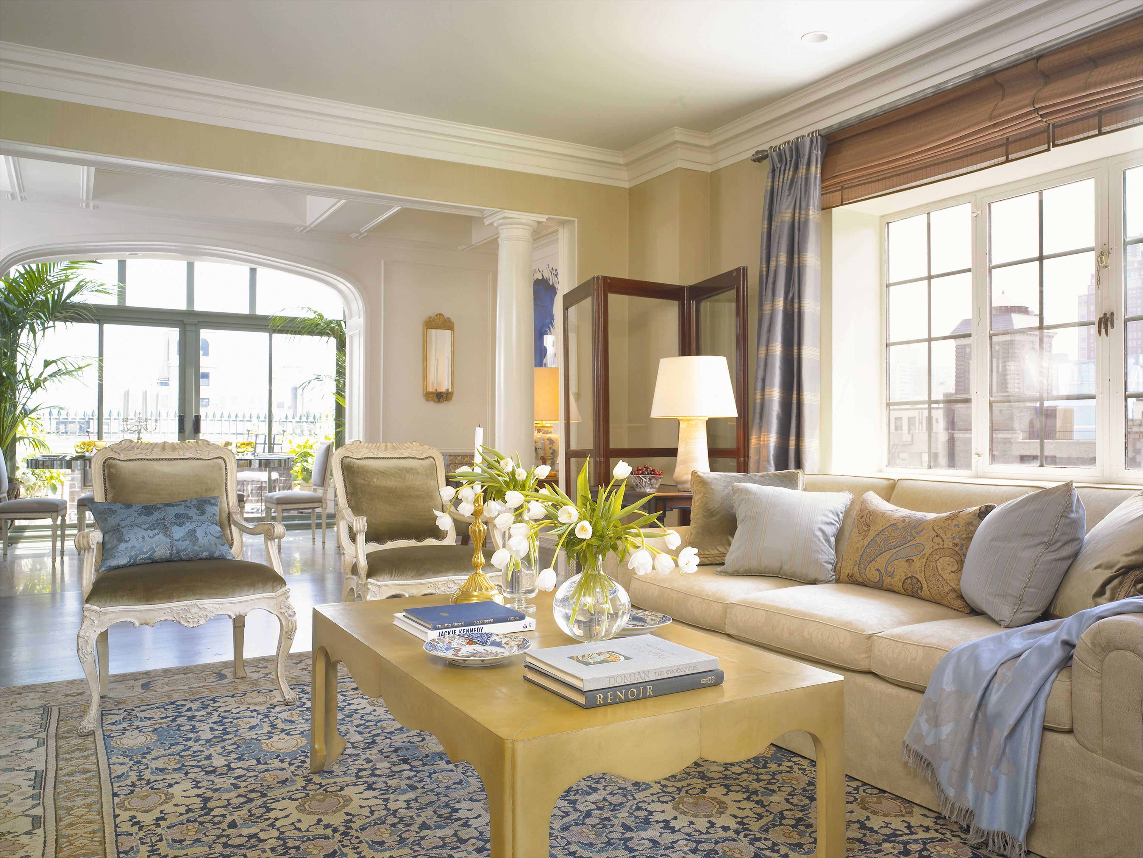 flat-screen tv, ipod dock, pay films