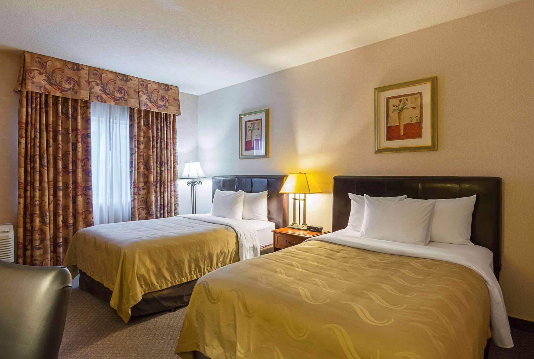 Desk, blackout curtains, iron/ironing board, free WiFi