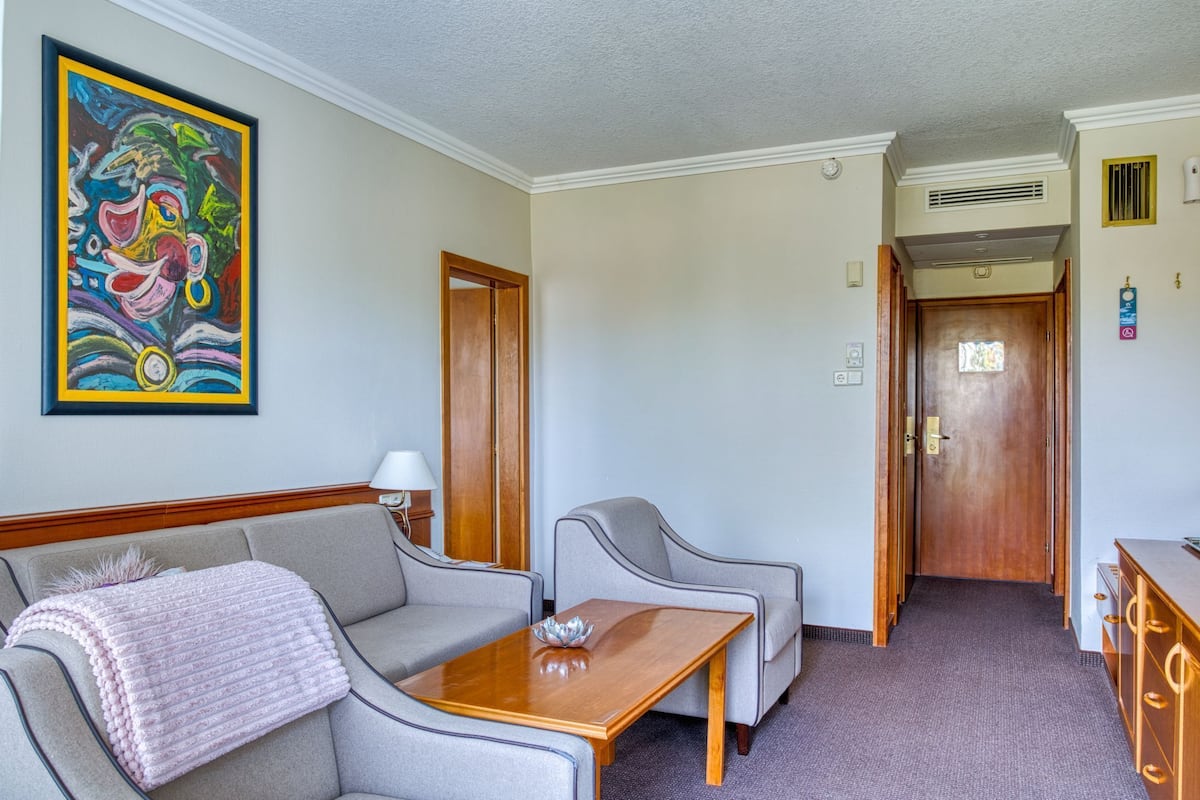 suite | hypo-allergenic bedding, minibar, in-room safe, desk