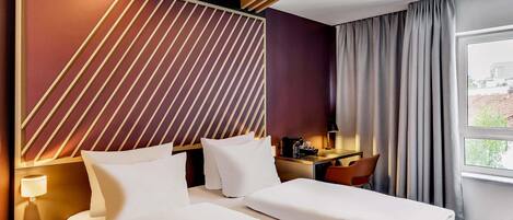 Chambre Double Premium | Bureau, rideaux occultants, chambres insonorisées, Wi-Fi gratuit