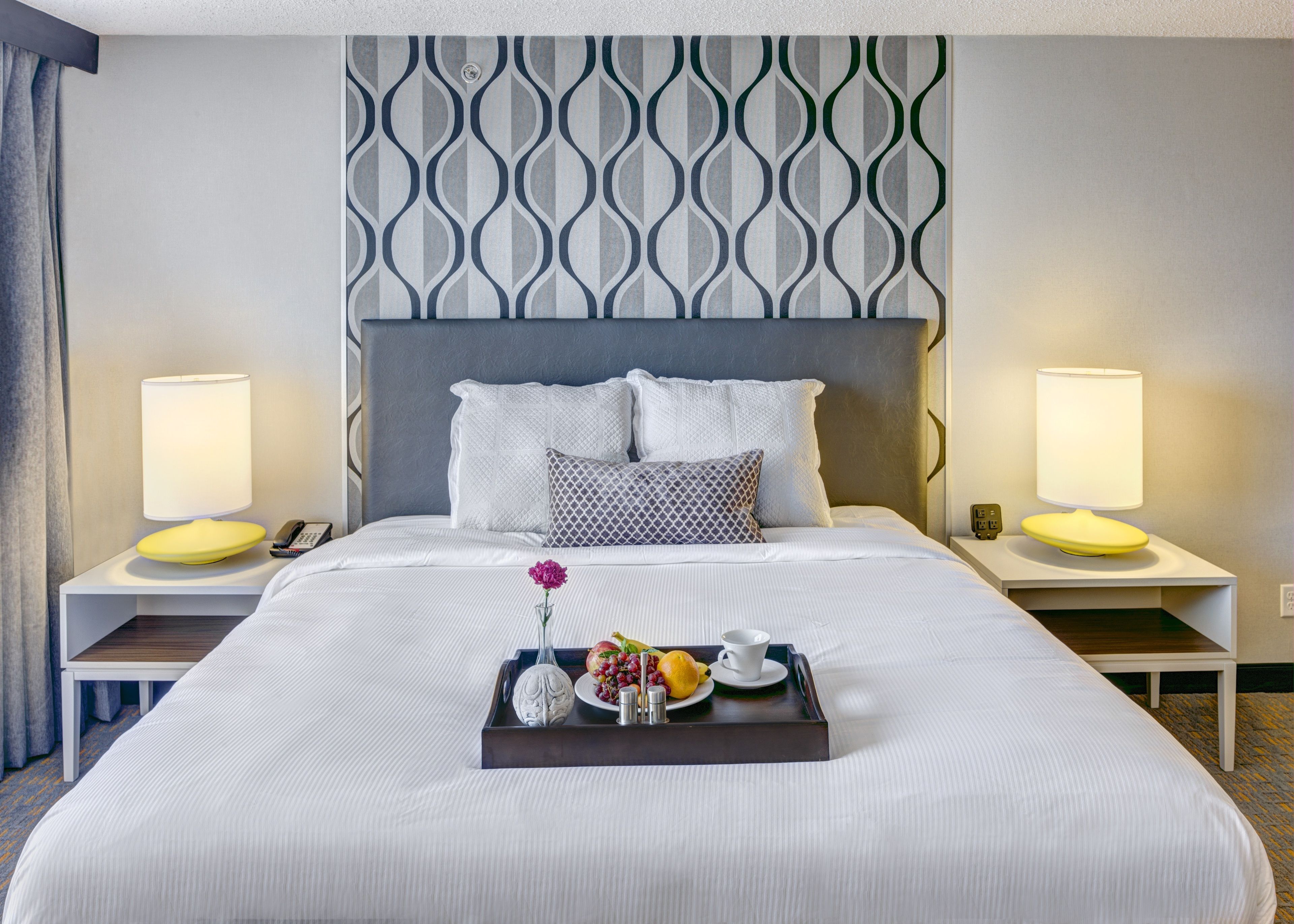 premium bedding, in-room safe, desk, laptop workspace