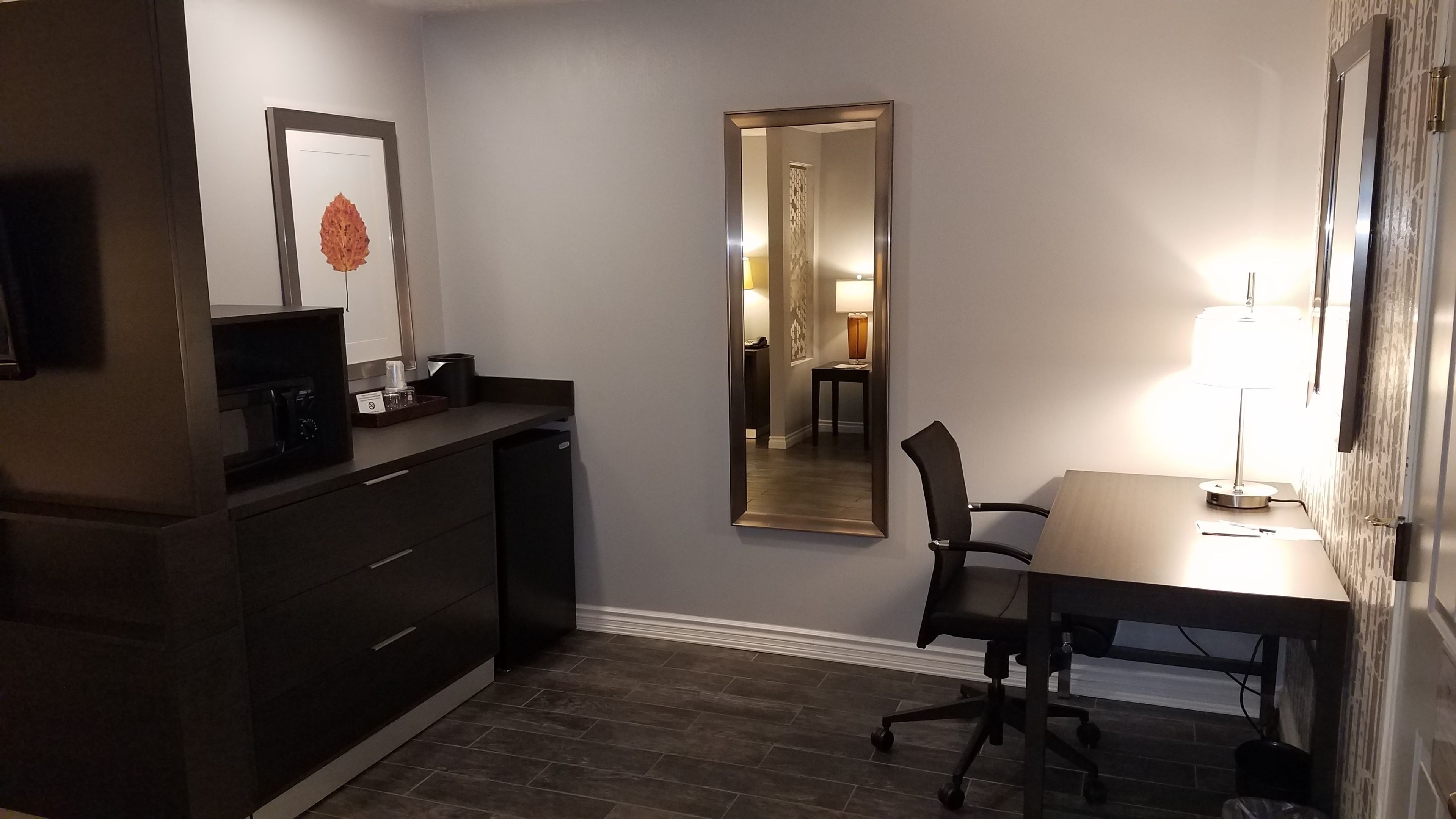 standard room, 1 king bed, non smoking, refrigerator & microwave (pet friendly;with sofabed) | hypo-allergenic bedding, in-room safe, desk, laptop workspace