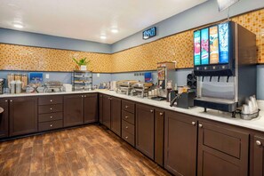 Free daily buffet breakfast 