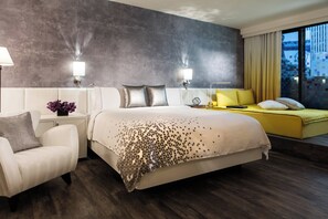 Camera, 1 letto king, terrazzo | Lounge