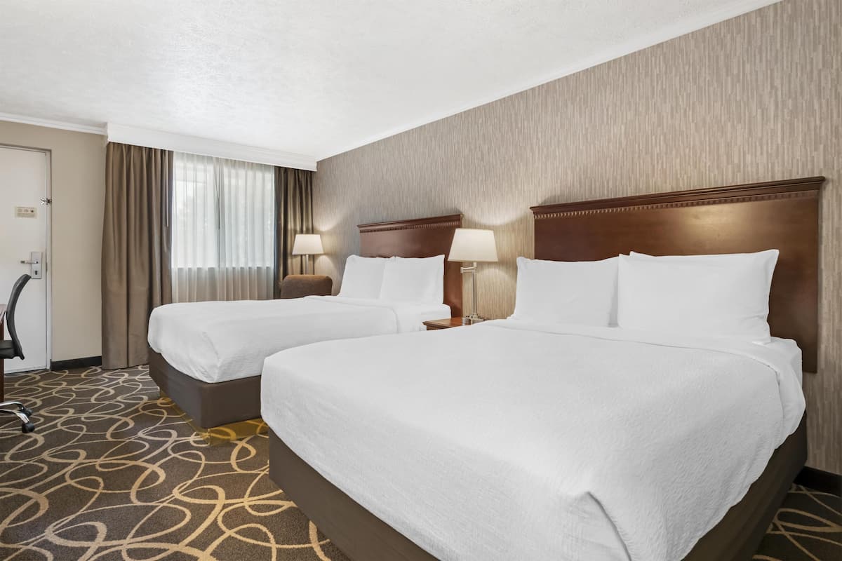 Blackout drapes, iron/ironing board, cribs (free), WiFi (surcharge)