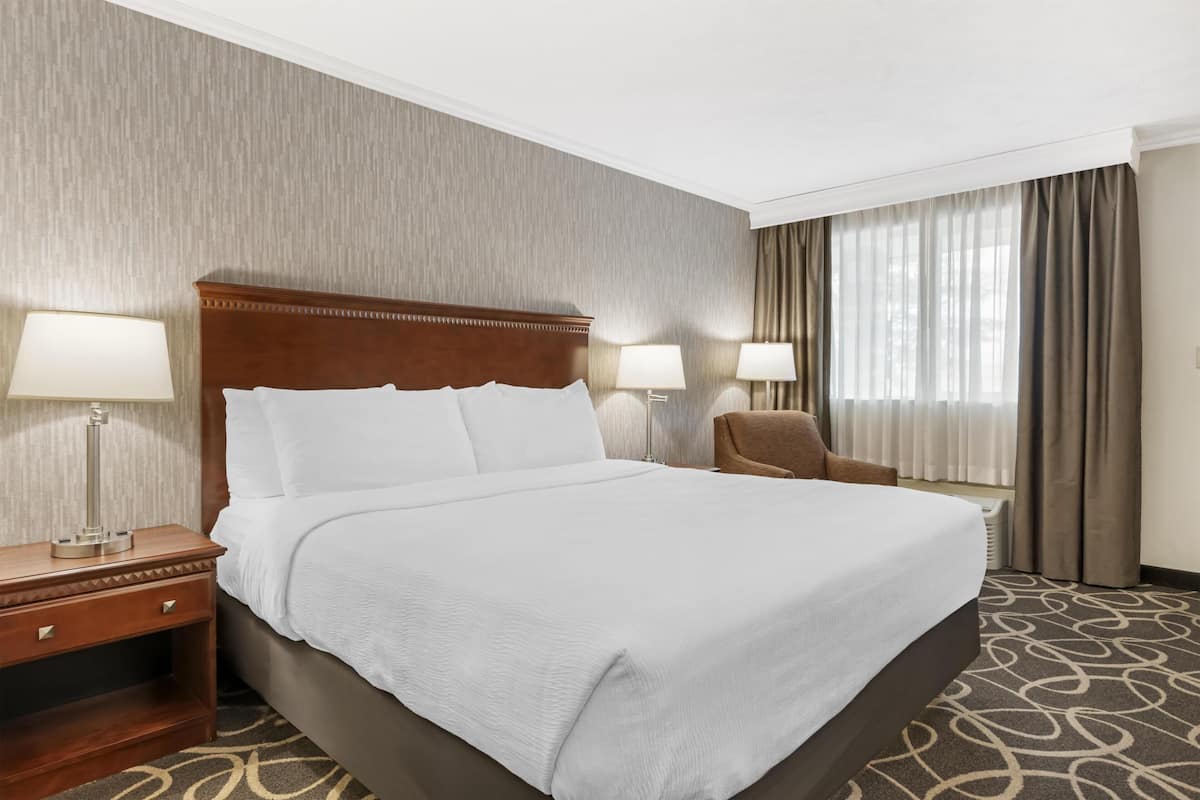 Blackout drapes, iron/ironing board, cribs (free), WiFi (surcharge)