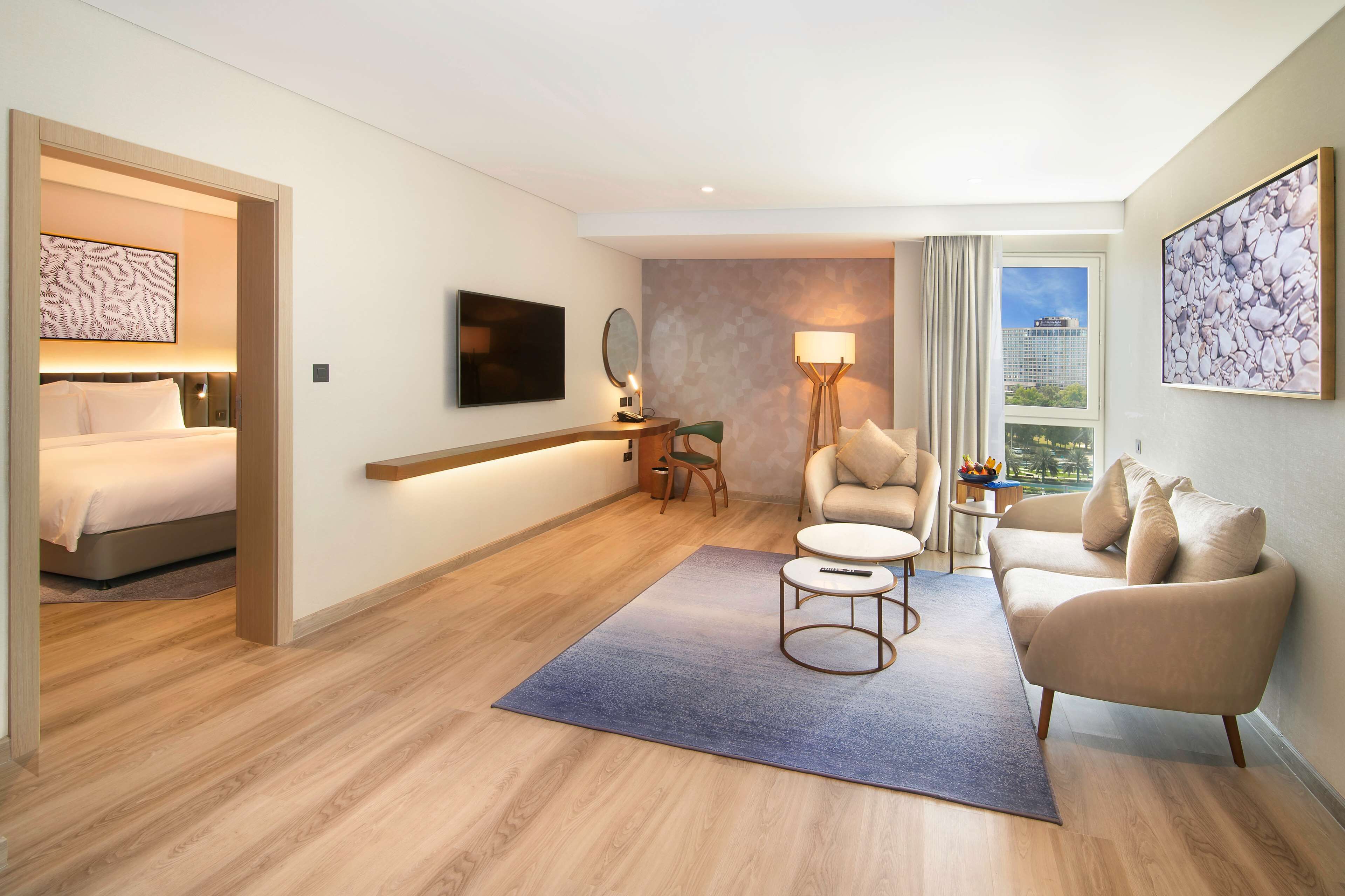 Premium Suite, Sea View | Premium bedding, minibar, desk, laptop workspace