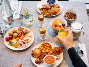 Daily buffet breakfast (EUR 20 per person)