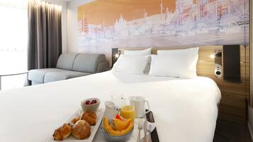 Café da manhã com buffet todos os dias (EUR 20 por pessoa)