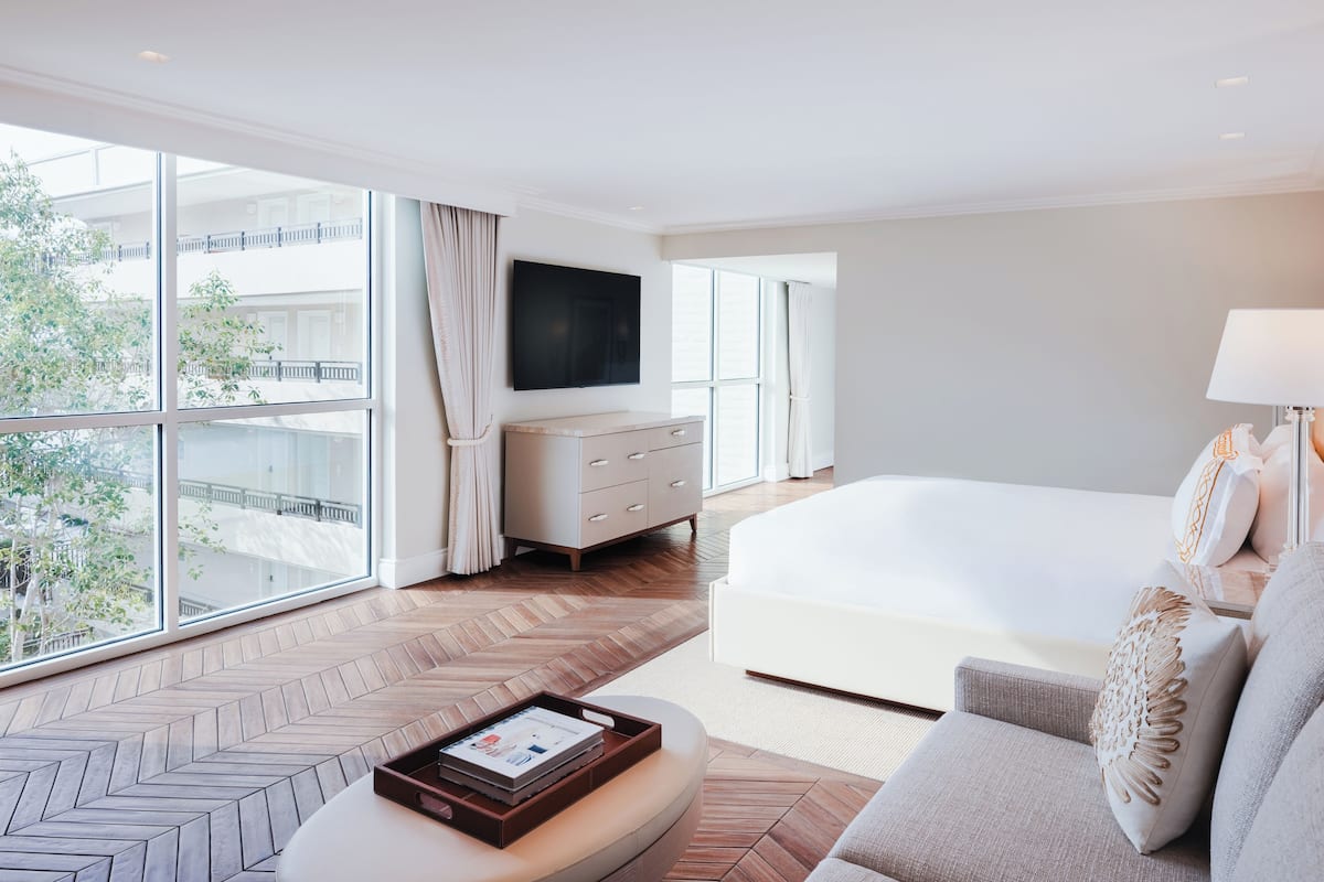 Literie de qualité supérieure, couette en duvet d'oie, minibar