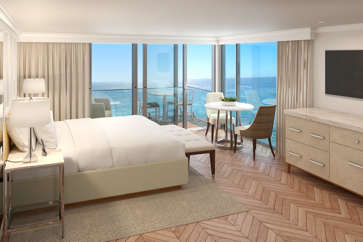 Junior Suite, 1 King Bed, Ocean View | Premium bedding, down comforters, minibar, in-room safe