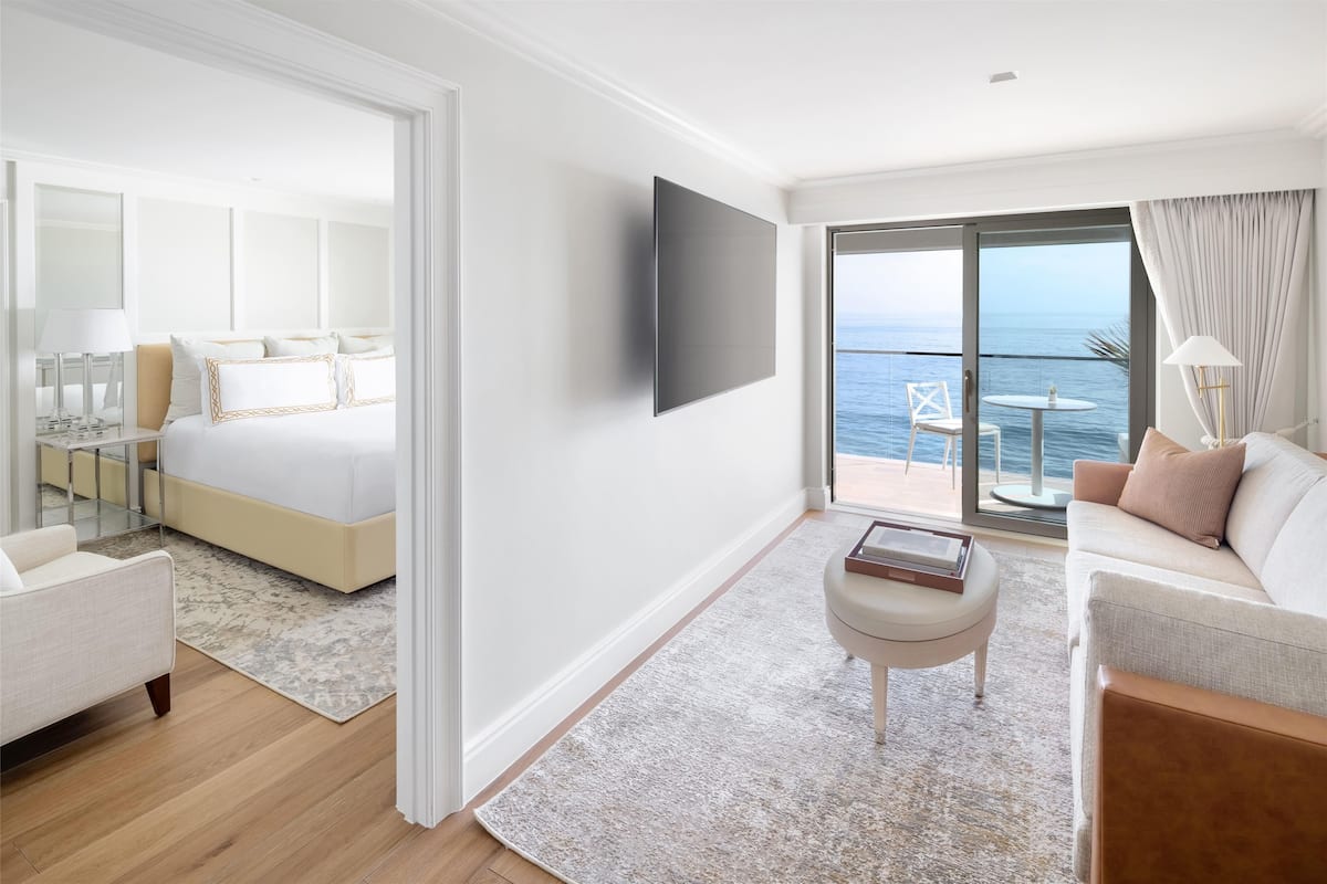 Suite, 1 King Bed, Ocean View | Premium bedding, down comforters, minibar, in-room safe