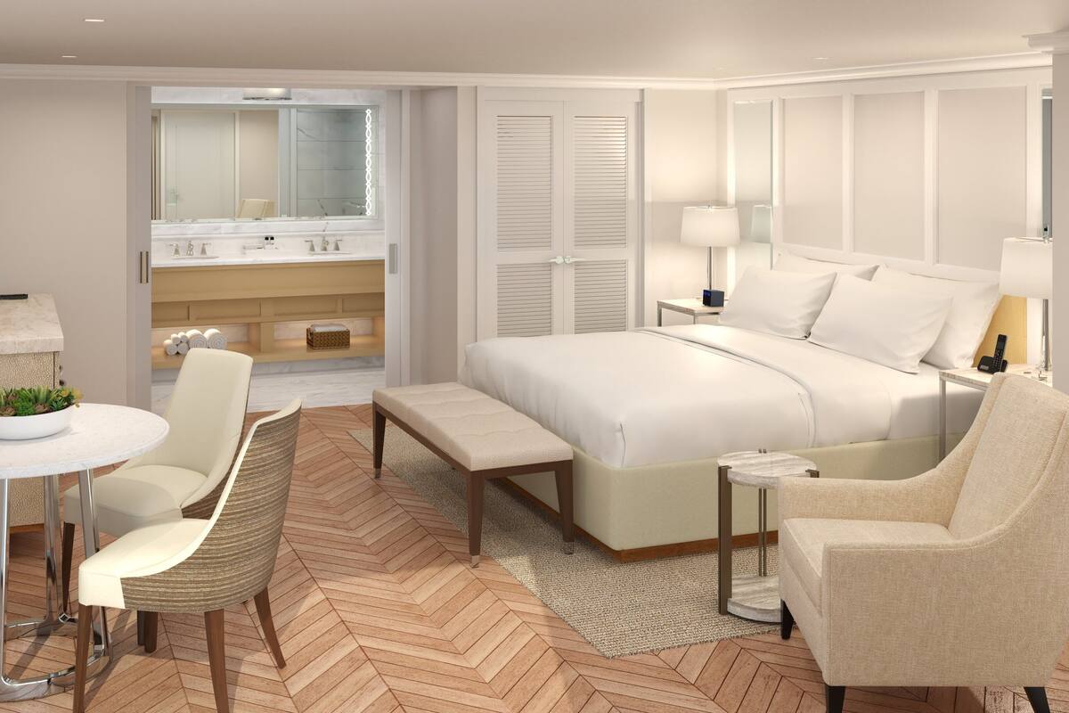 Roba de llit d'alta qualitat, cobrellits i minibar