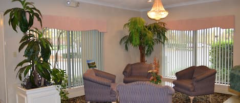 Lobby sitting area