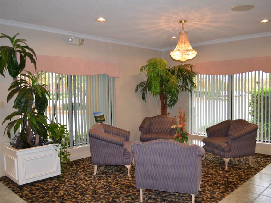 Zona de estar del vestíbulo