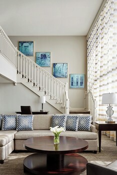 55-inch flat-screen TV with cable channels, TV, Netflix at New Orleans Marriott