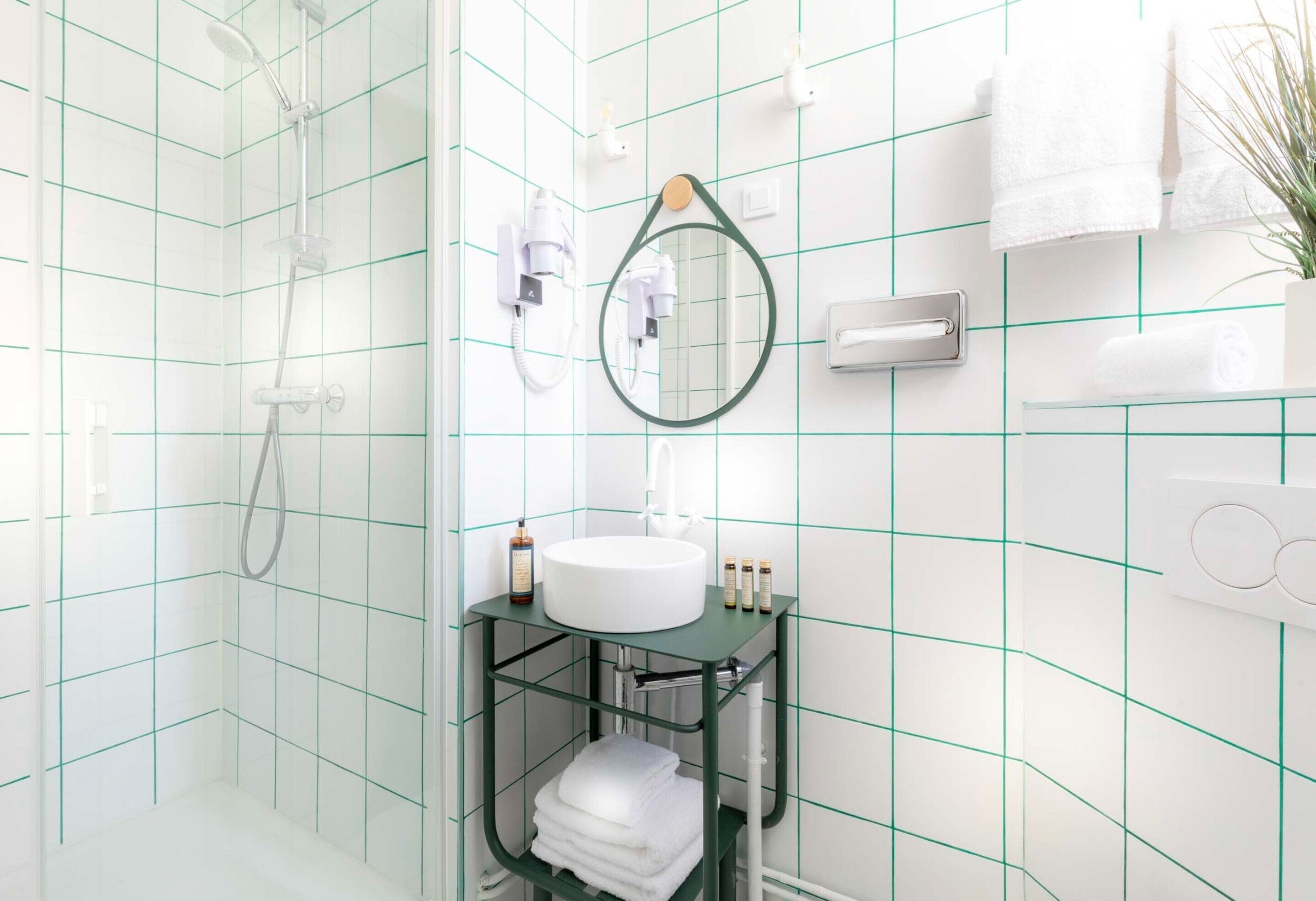 minibar, desk, laptop workspace, soundproofing