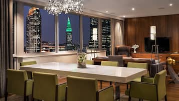 Down duvets, pillow-top beds, in-room safe, desk