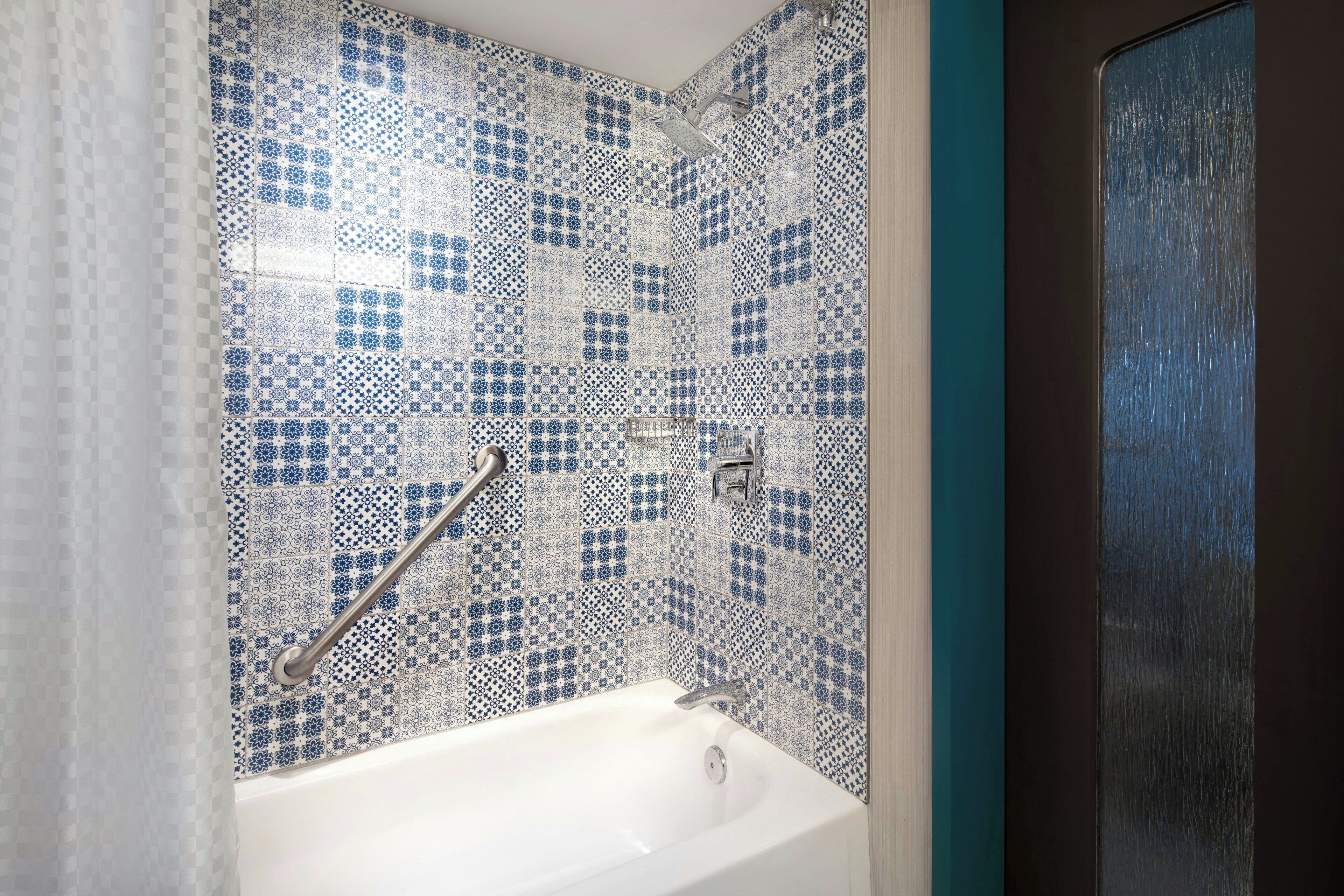 free toiletries, hair dryer, towels