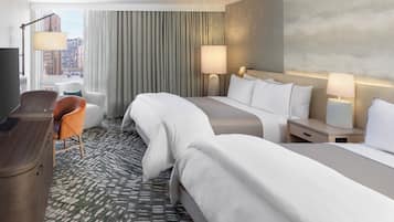 Room, 2 Queen Beds | Down duvets, pillow-top beds, in-room safe, desk