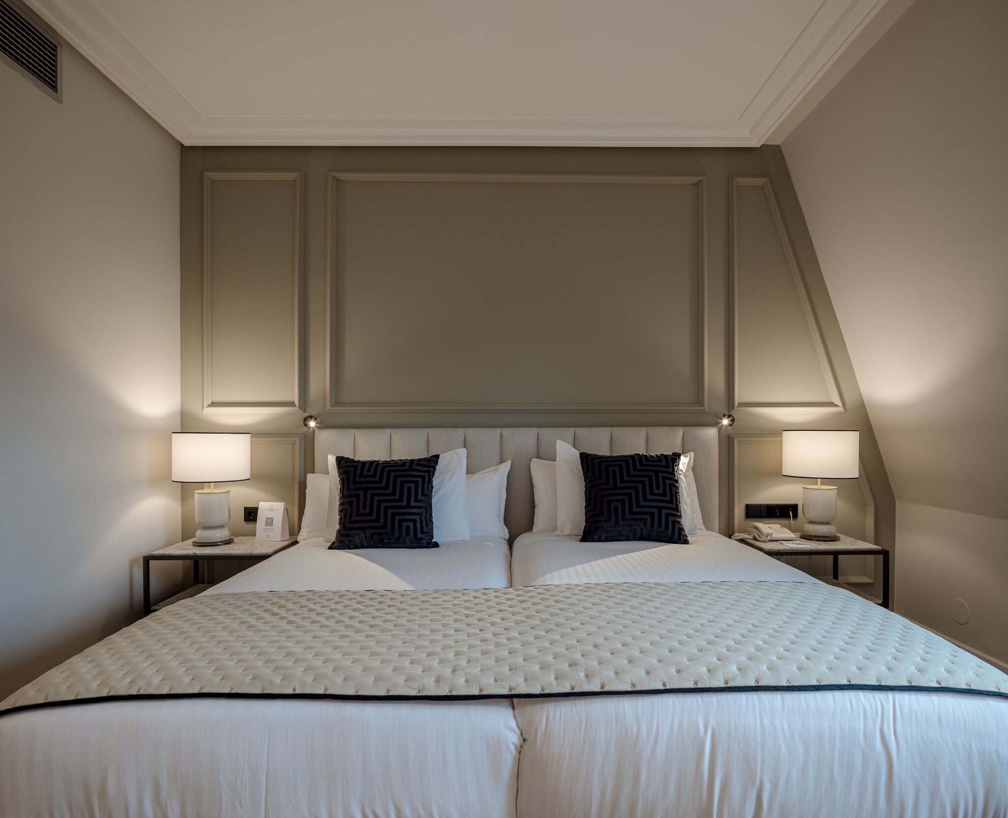 Down comforters, minibar, in-room safe, desk