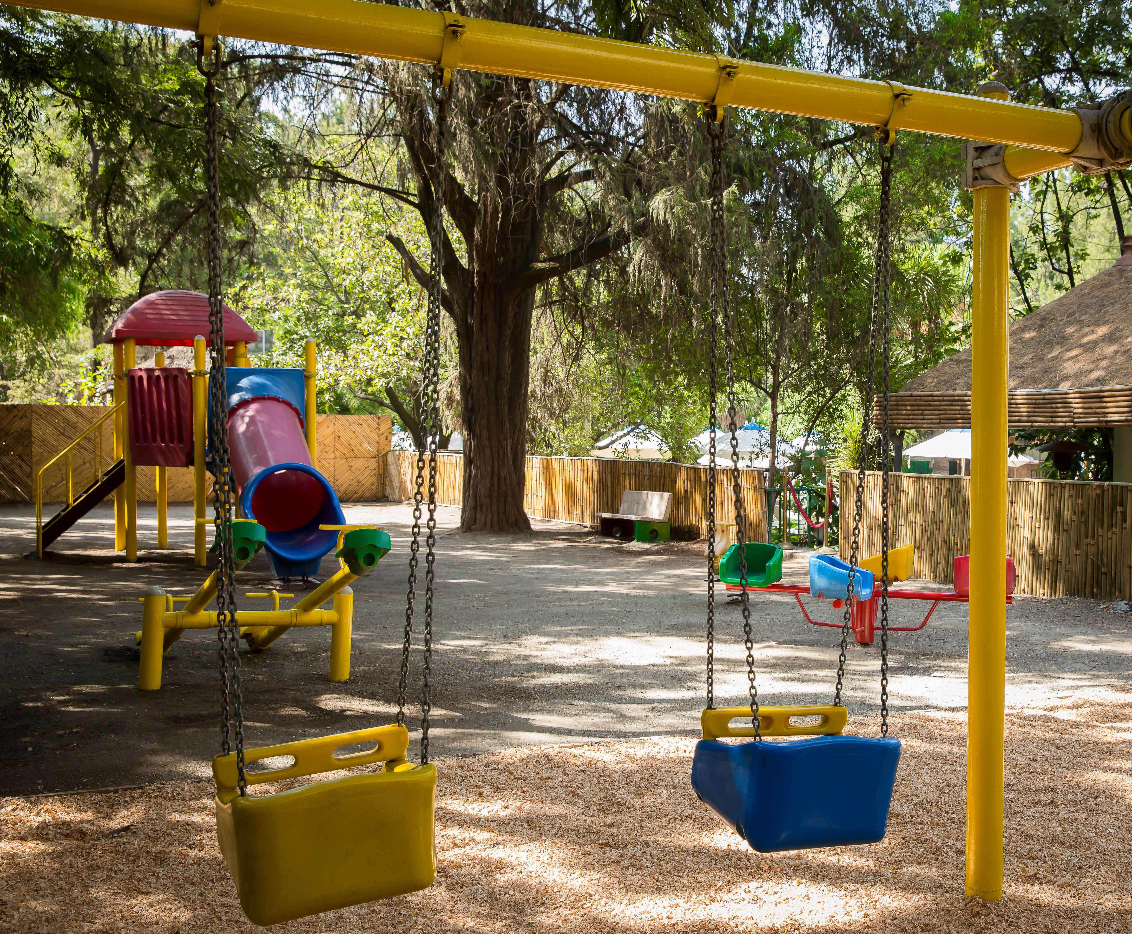 Zona de juegos infantil al aire libre