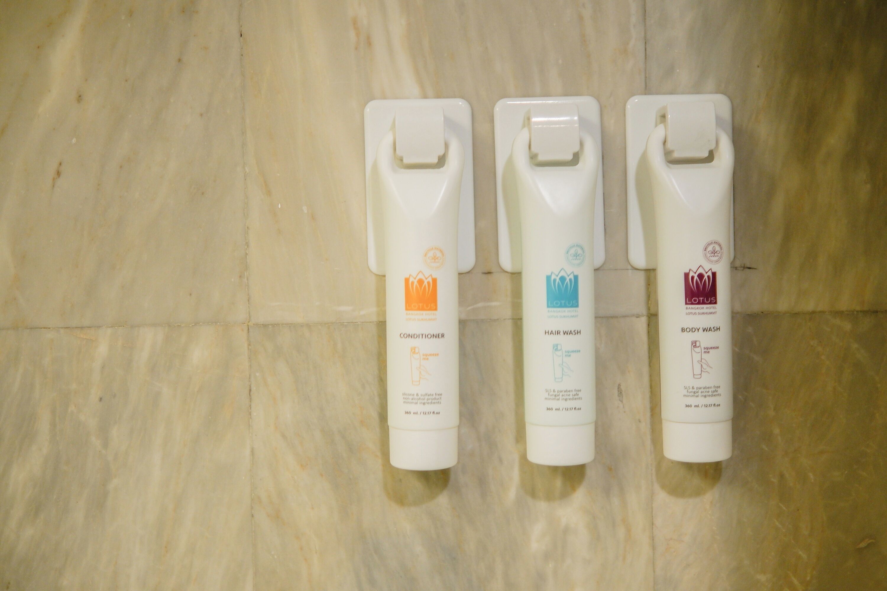 combined shower/bathtub, eco-friendly toiletries, hair dryer, bathrobes