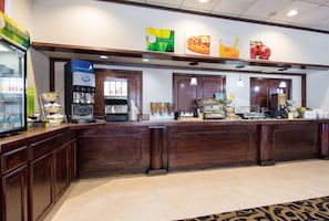 Free daily buffet breakfast