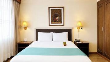 Quadruple Room | Premium bedding, down comforters, in-room safe, desk