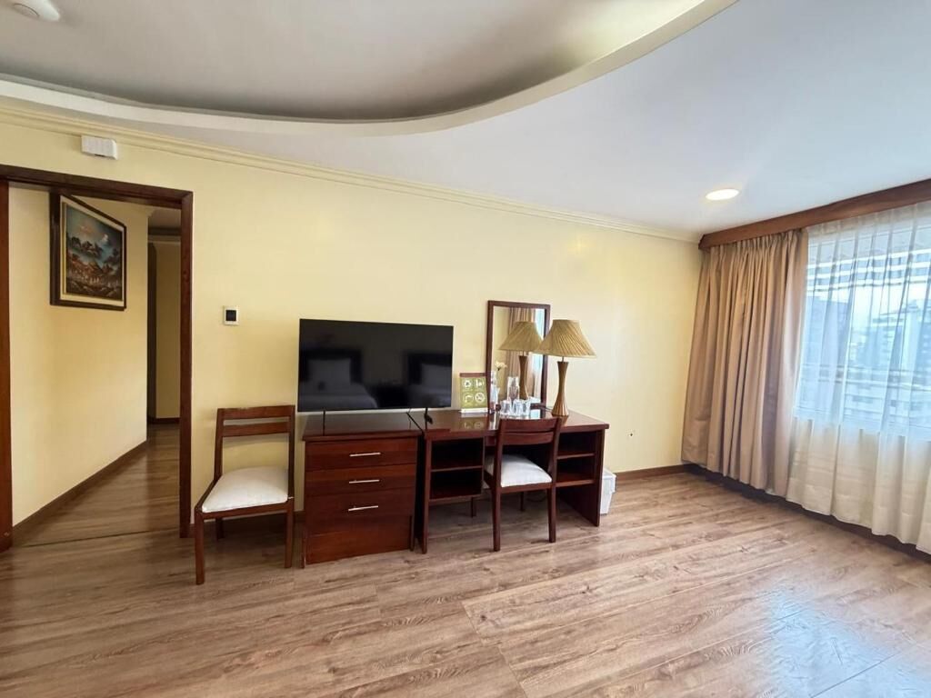 Quarto família, vista para a cidade