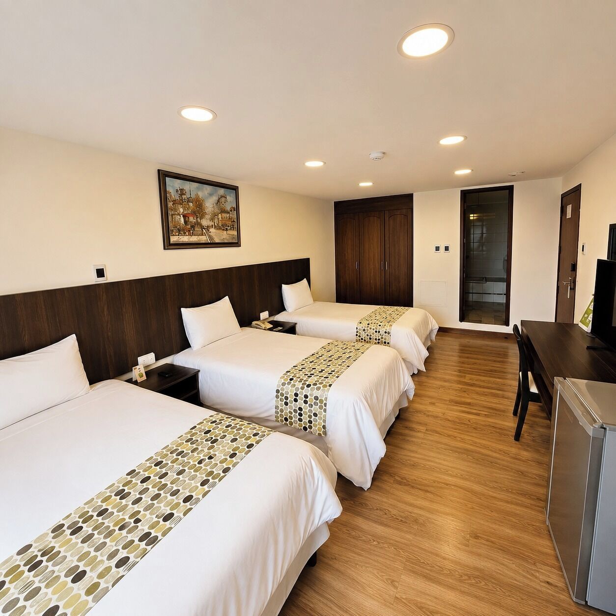 Standard Triple Room | Premium bedding, down duvets, in-room safe, desk