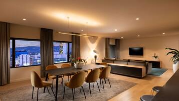 Executive-Apartment, 1 Queen-Bett | Wohnbereich