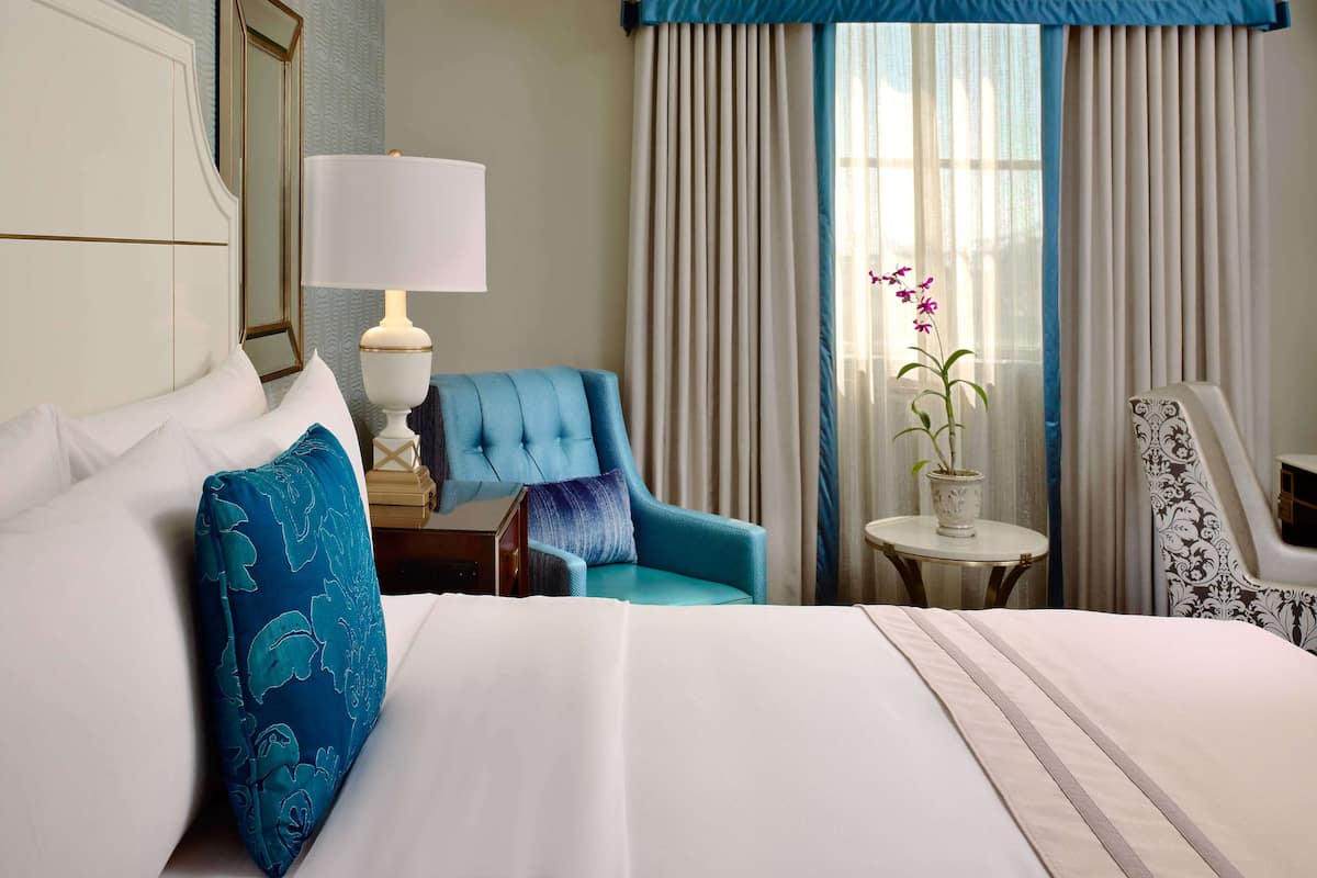 Hypo-allergenic bedding, pillowtop beds, in-room safe