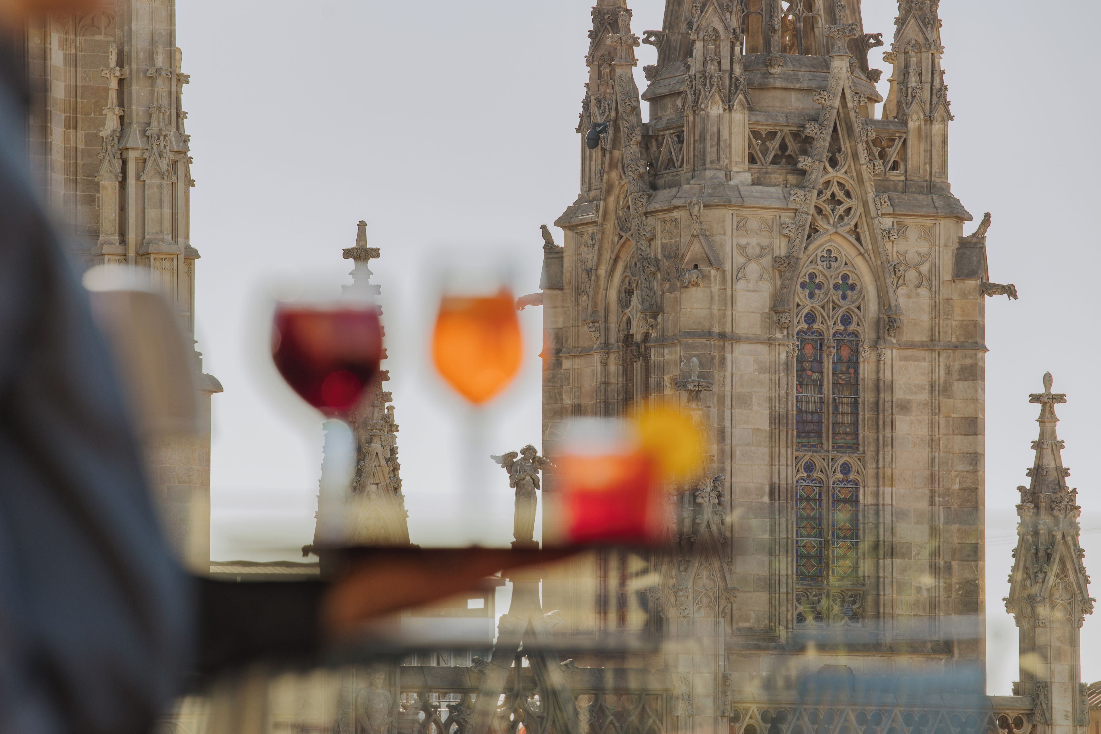A historic cathedral with intricate architecture and stained glass windows.