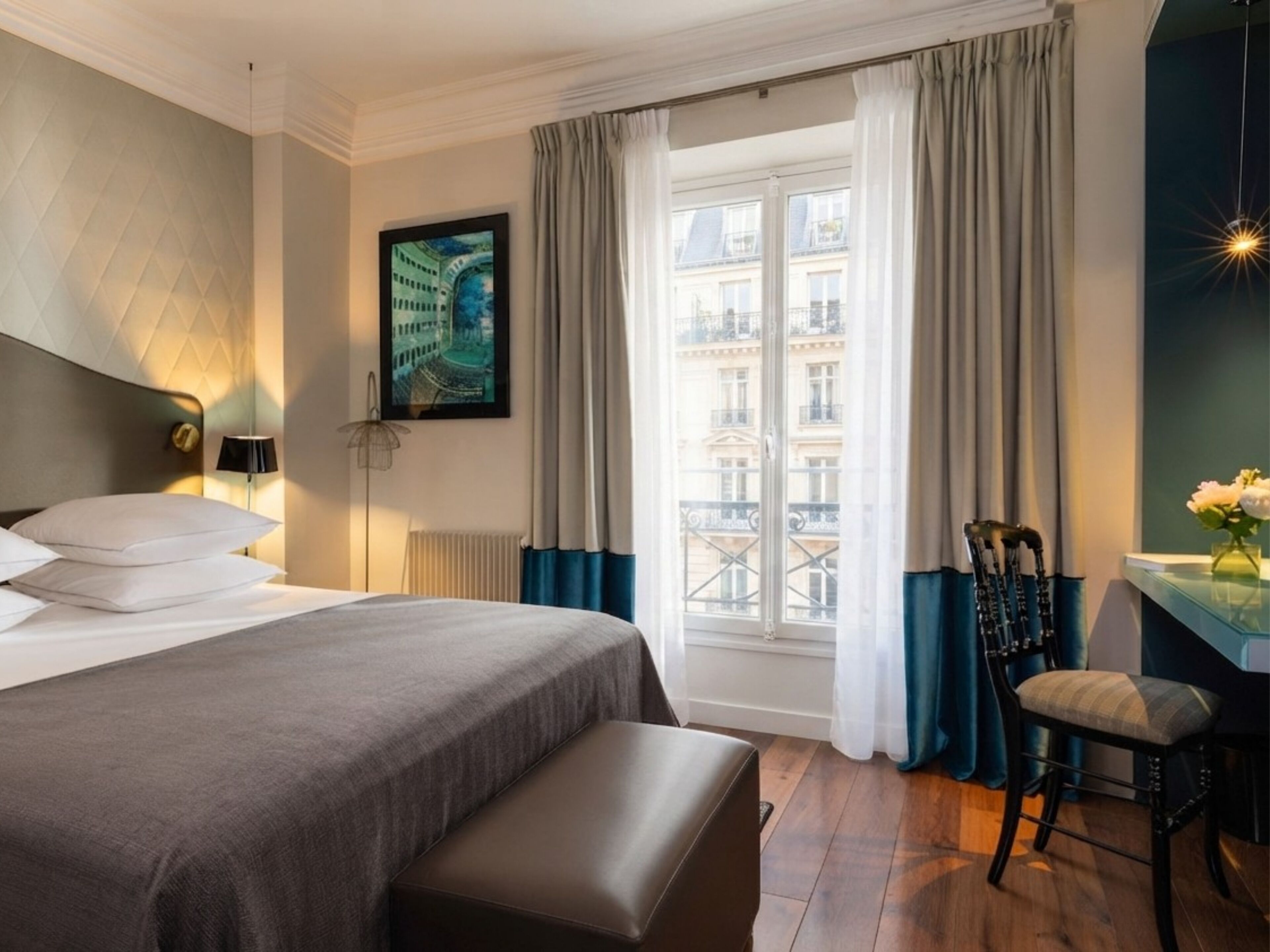 Premium bedding, minibar, in-room safe, desk