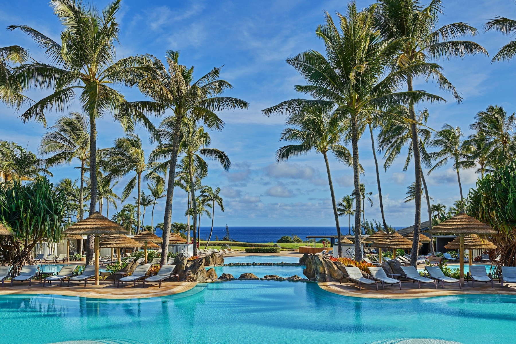 3 outdoor pools, cabanas (surcharge), sun loungers