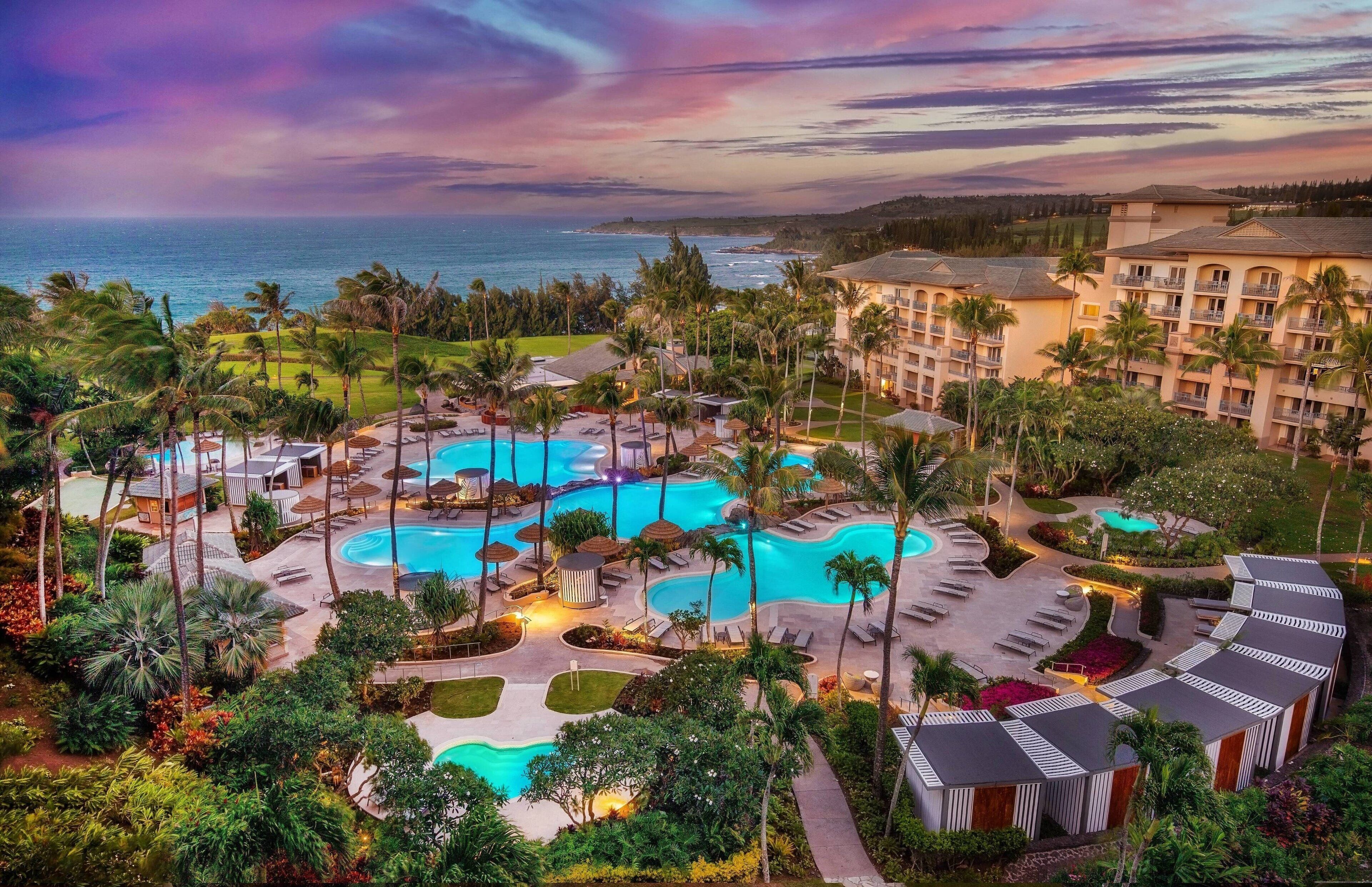 Blick von der Unterkunft