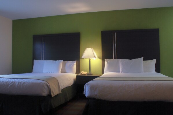 Suite, 2 Queen Beds, Mountain View | 1 bedroom, desk, laptop workspace, blackout drapes