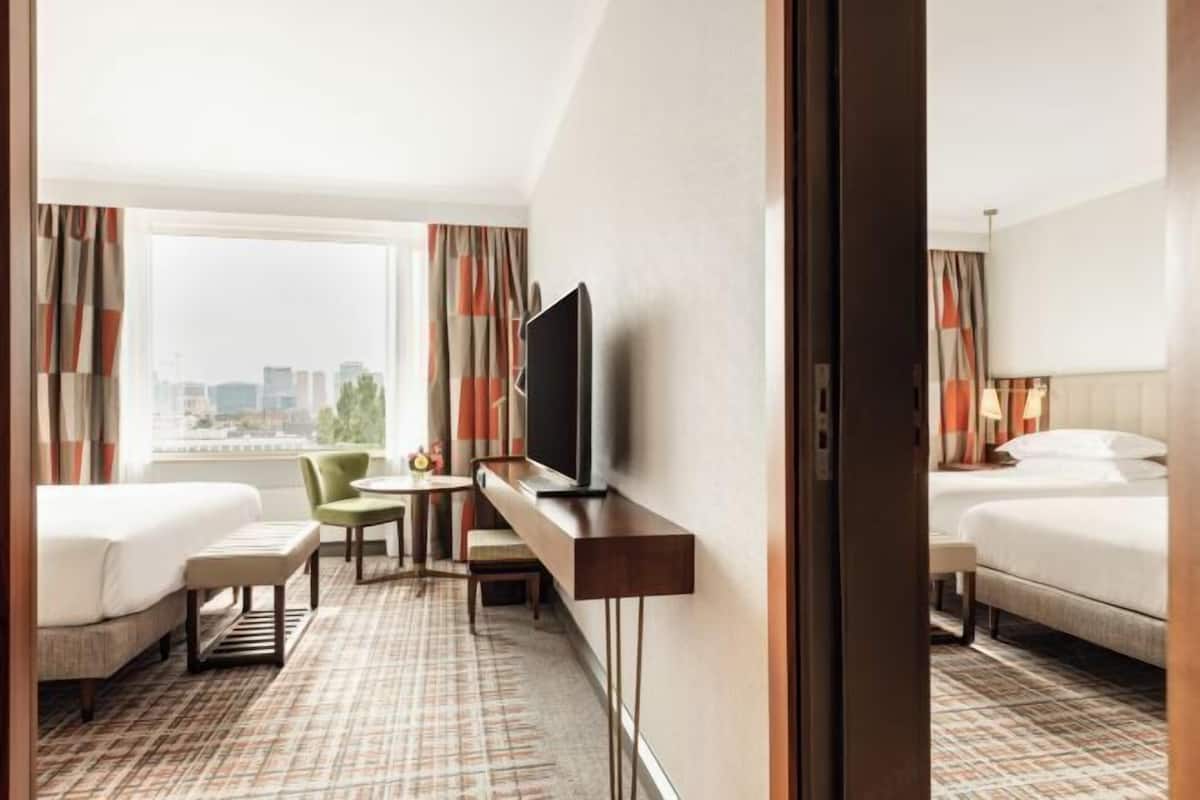 Ropa de cama de alta calidad y minibar