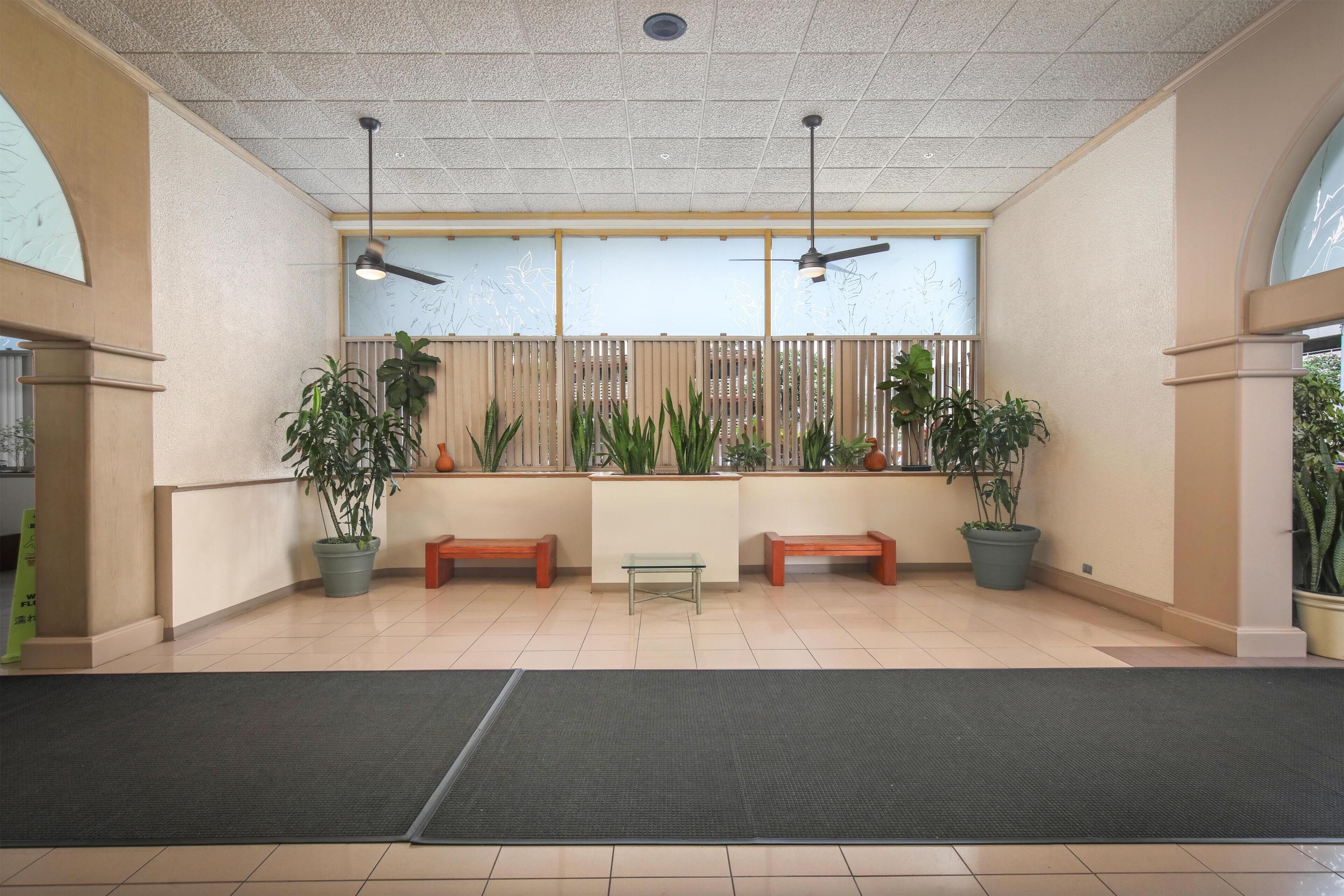 Lobby sitting area