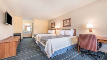 In-room safe, desk, iron/ironing board, free cribs/infant beds