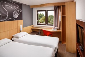 In-room safe, desk, iron/ironing board, free cribs/infant beds