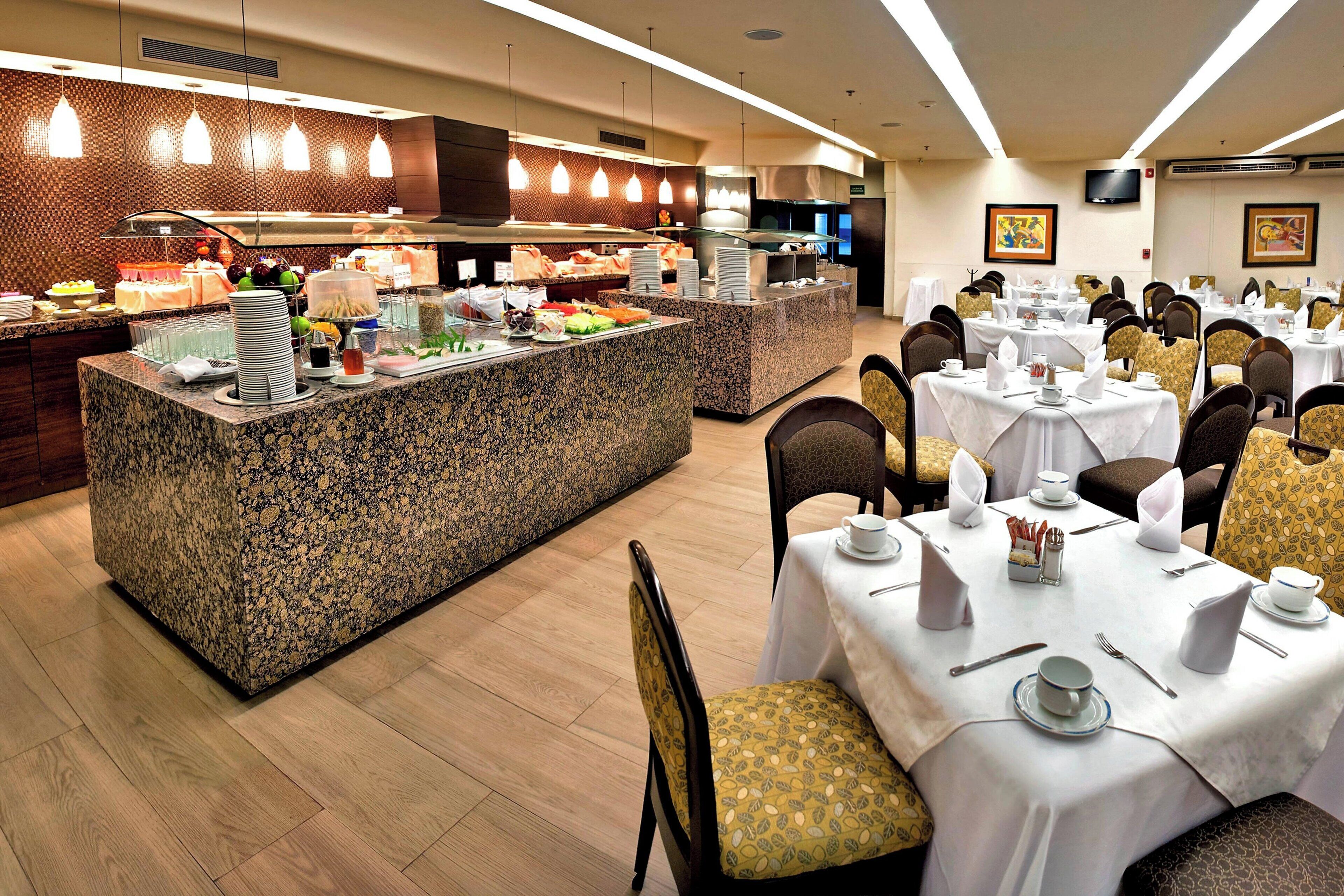 daily buffet breakfast (mxn 270 per person)