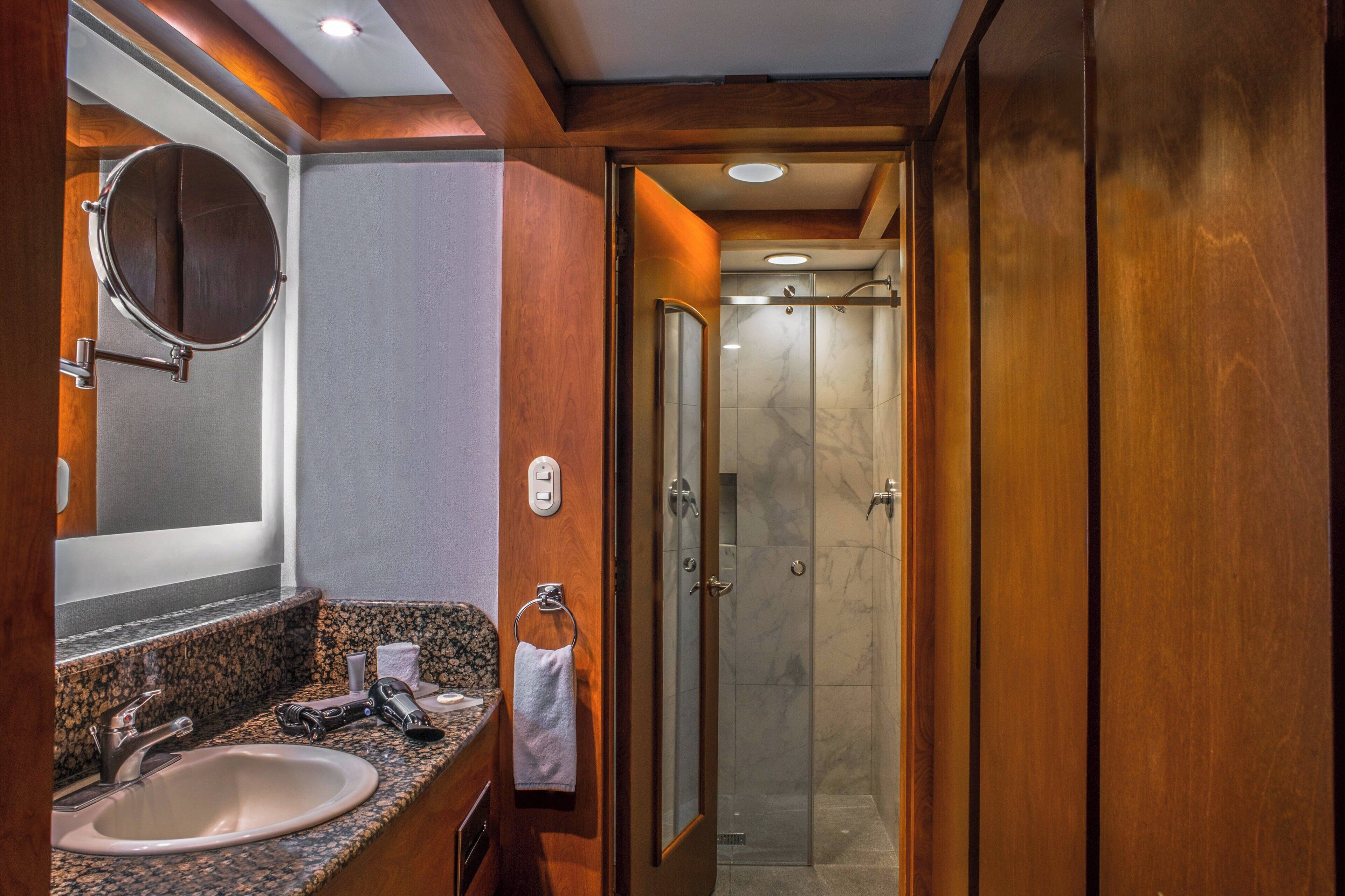 room, 2 double beds, non smoking | bathroom | shower, free toiletries, hair dryer, towels