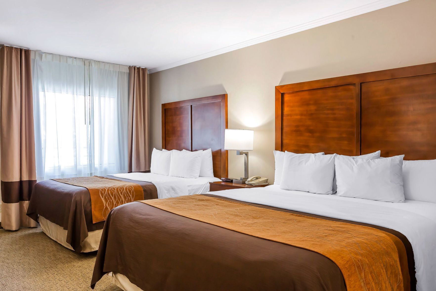 Pillow-top beds, in-room safe, individually furnished, desk