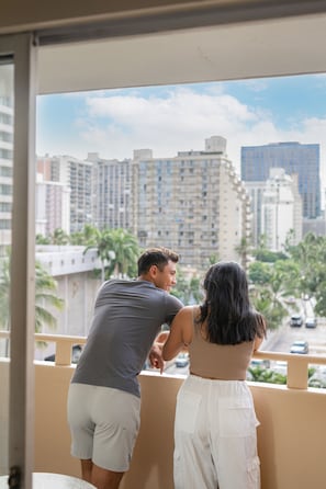 In-room safe, desk, blackout drapes, iron/ironing board - Waikiki Malia (Honolulu)