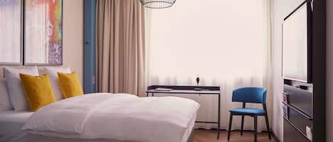 1 habitación y ropa de cama de alta calidad