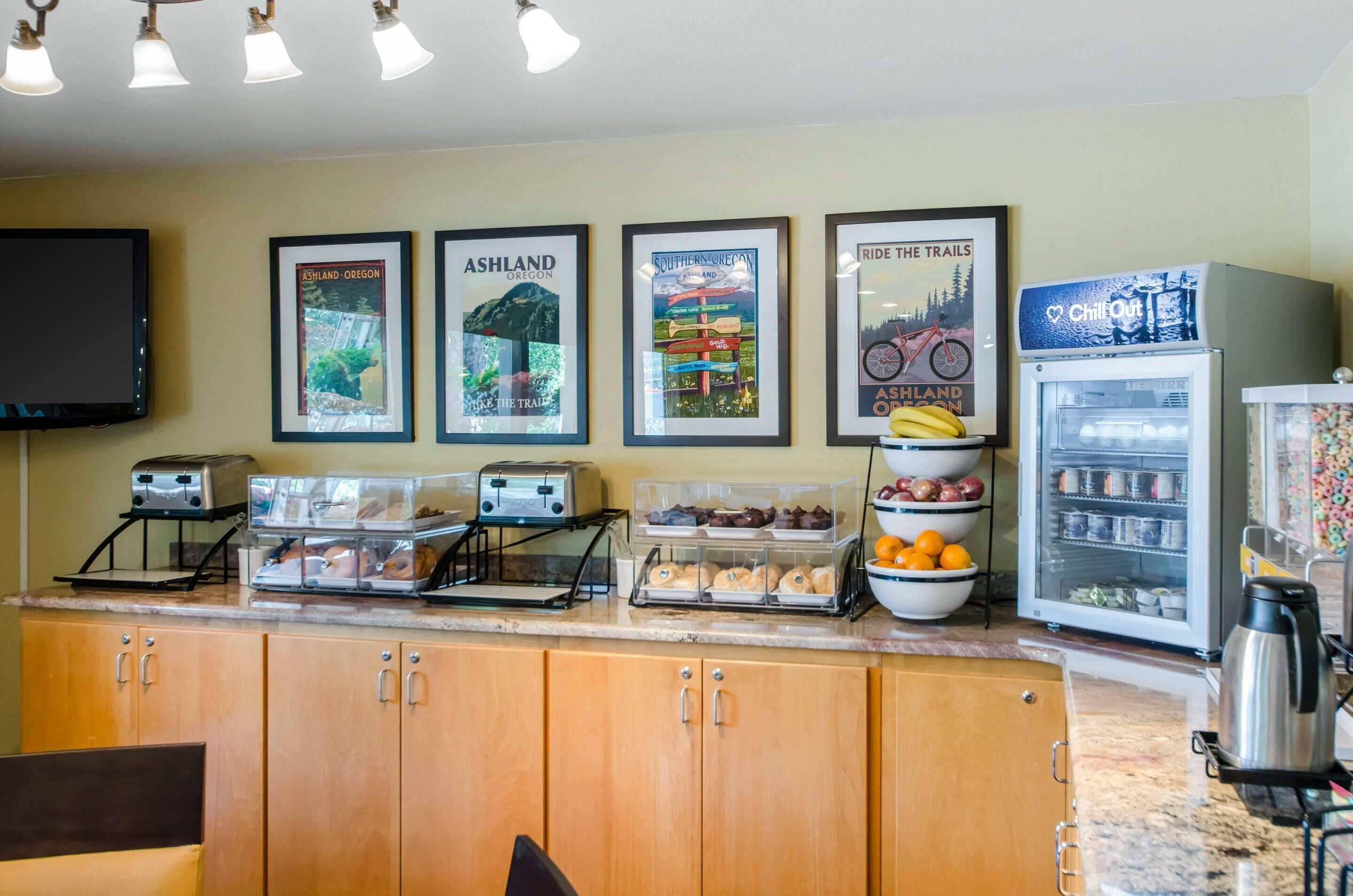 Free continental breakfast