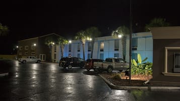 Front of property – evening/night