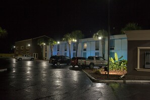 Front of property – evening/night